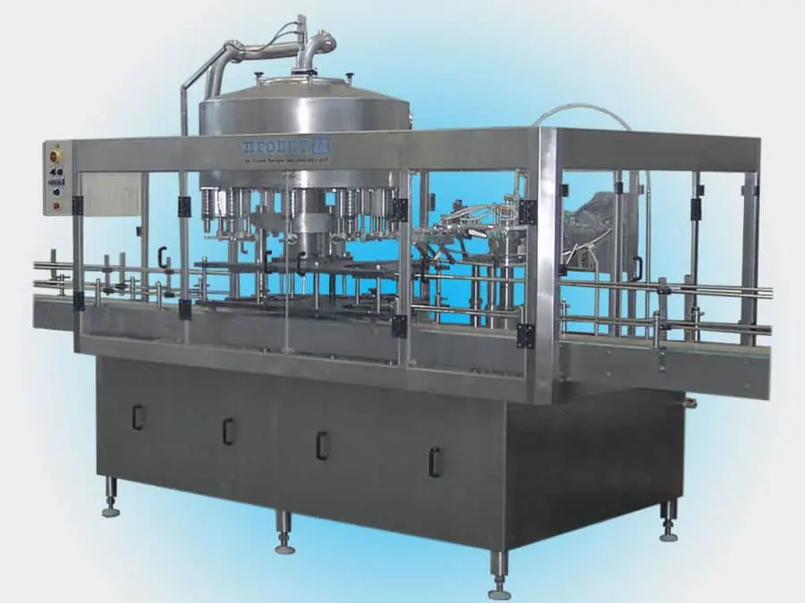 Bottle Rinsing and Filling Machine